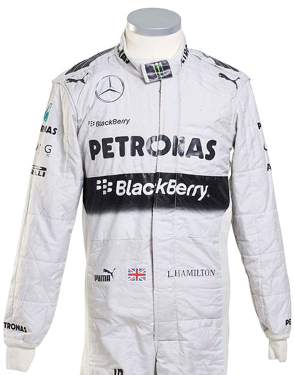 Lewis Hamilton Petronas 2014 Mercedes F1 Race Suit Go Kart Racing Suit