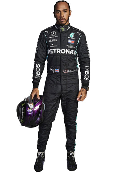 Lewis Hamilton Petronas 2021 Mercedes F1 Race Suit Go Kart Racing Suit