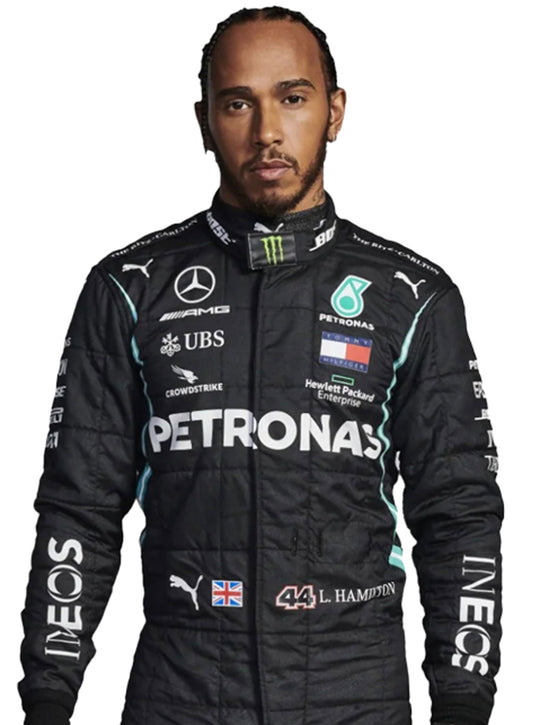 Lewis Hamilton Petronas 2021 Mercedes F1 Race Suit Go Kart Racing Suit