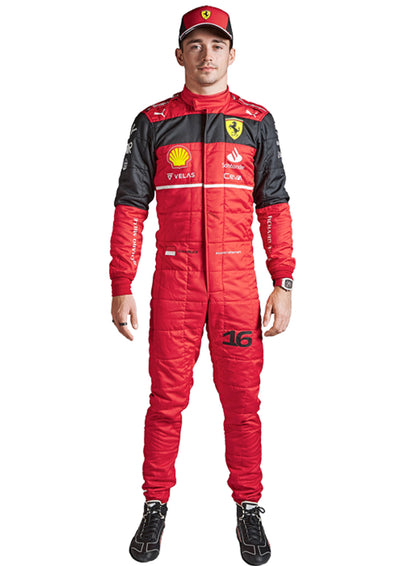 Charles Leclrec Ferrari 2022 F1 Race Suit Go Kart Racing Suit