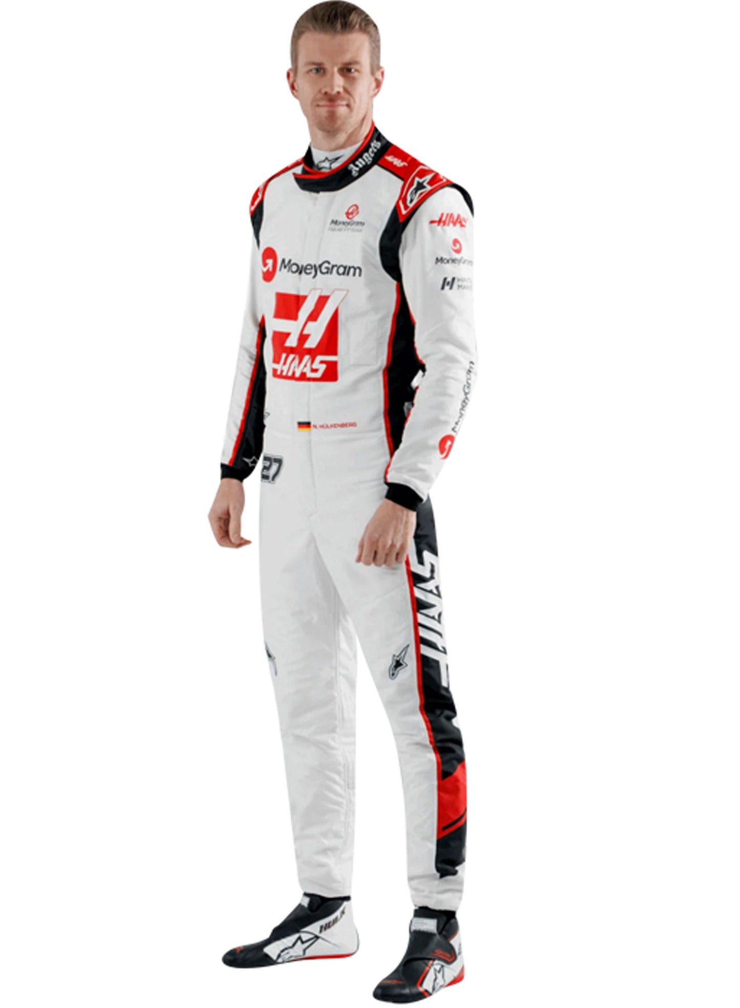 Nico Hulkenberg 2023 Haas F1 Race Suit Go Kart Racing Suit