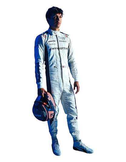 2024 New Model Alexander Albon Williams F1 Race Suit Go Kart Racing Suit