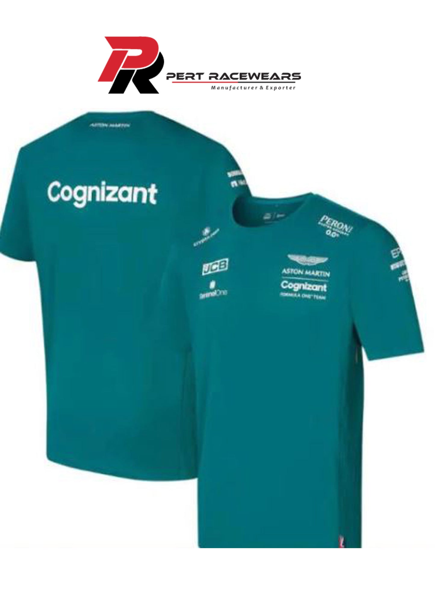 2022 F1 Aston Martin Cognizant Official Team T-Shirt Race T-Shirt