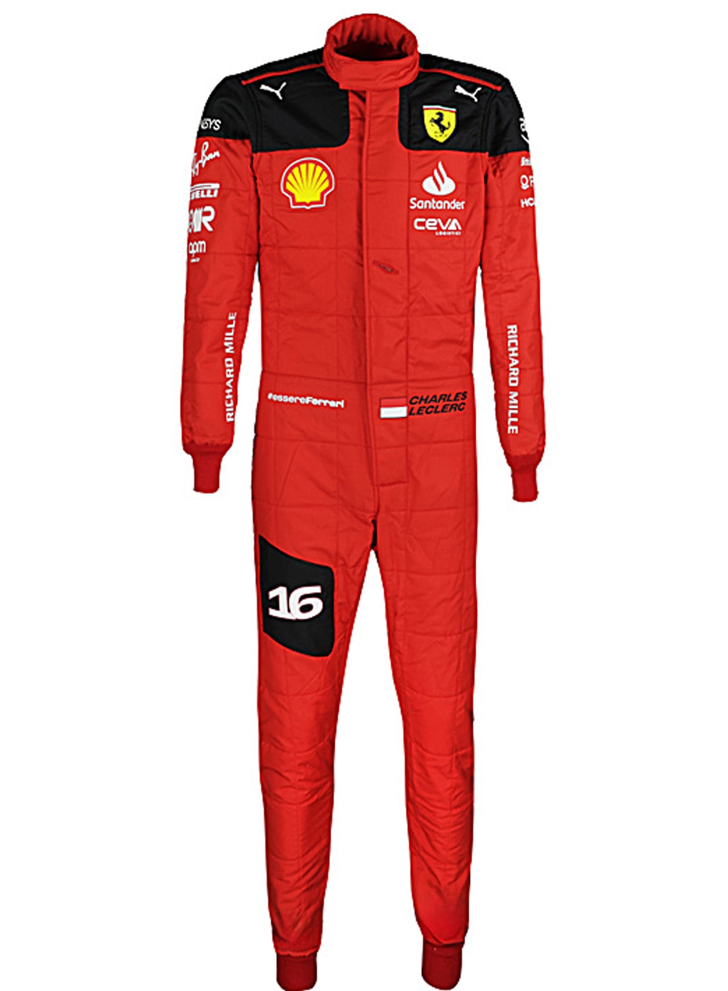 Charles Leclrec Ferrari 2023 F1 Race Suit Go Kart Racing Suit