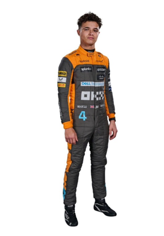 Lando Norris 2023 Sublimation Printed F1 Race Suit, All Sizes Available