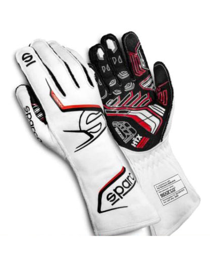 Sparco Arrow Red & White Go Kart Racing Gloves, All Sizes Available