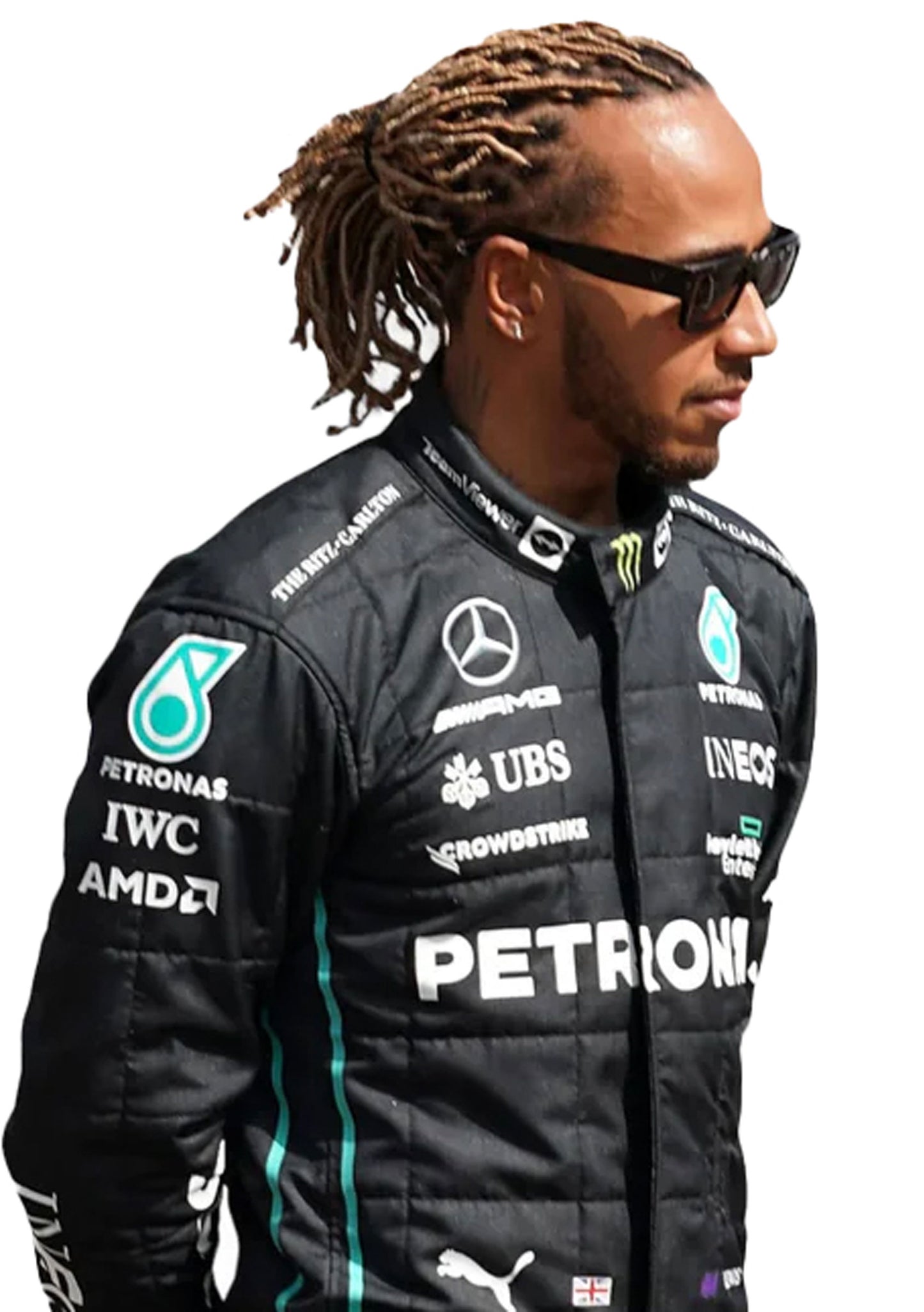 Lewis Hamilton Petronas 2022 Mercedes F1 Race Suit Go Kart Racing Suit