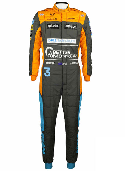 Daniel Ricciardo 2022 Mclaren F1 Race Suit Go Kart Racing Suit