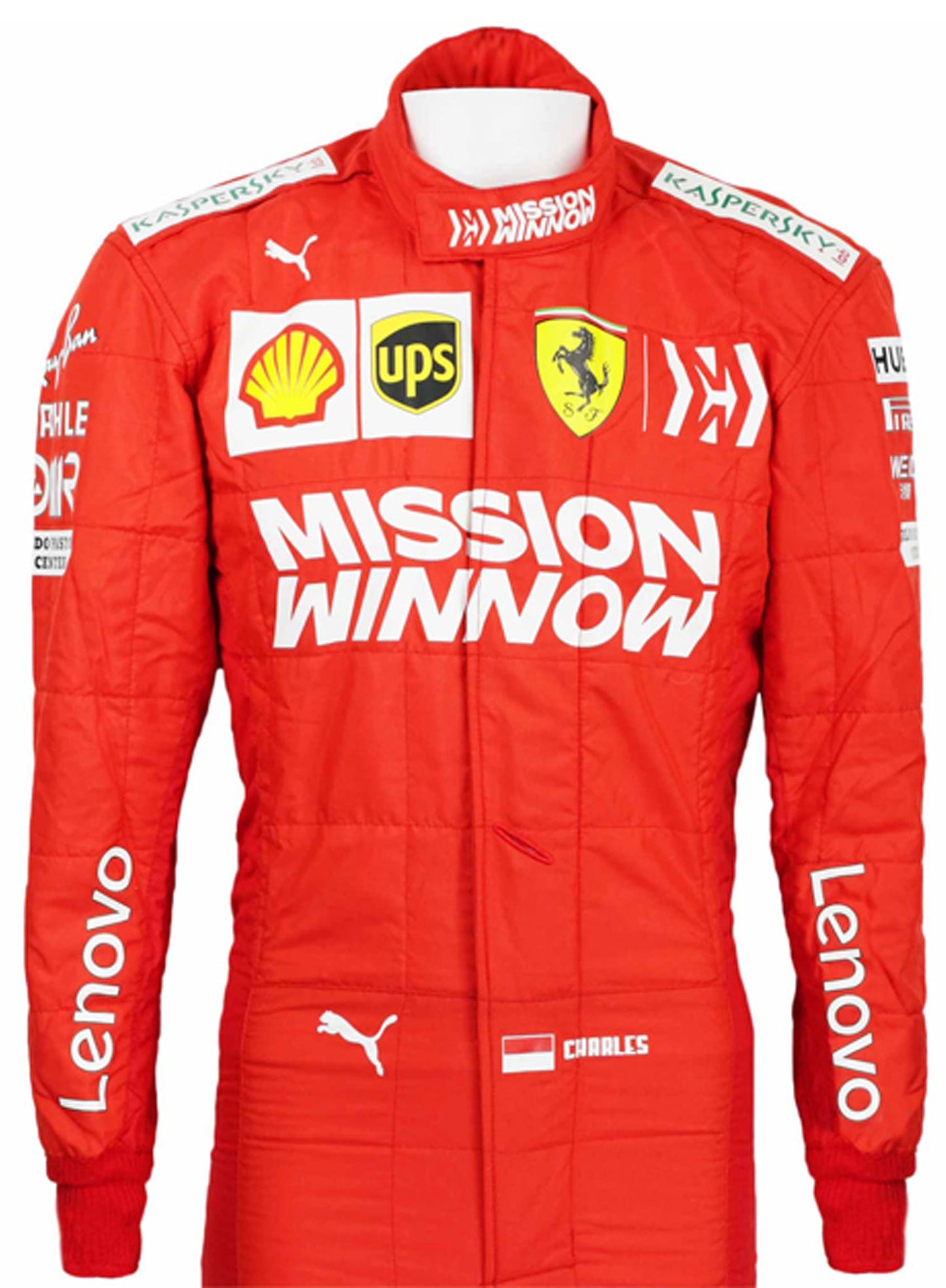 Charles Leclrec 2019 Ferrari F1 Race Suit Go Kart Racing Suit