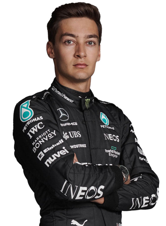 George Russell Petronas 2023 Mercedes F1 Race Suit Go Kart Racing Suit