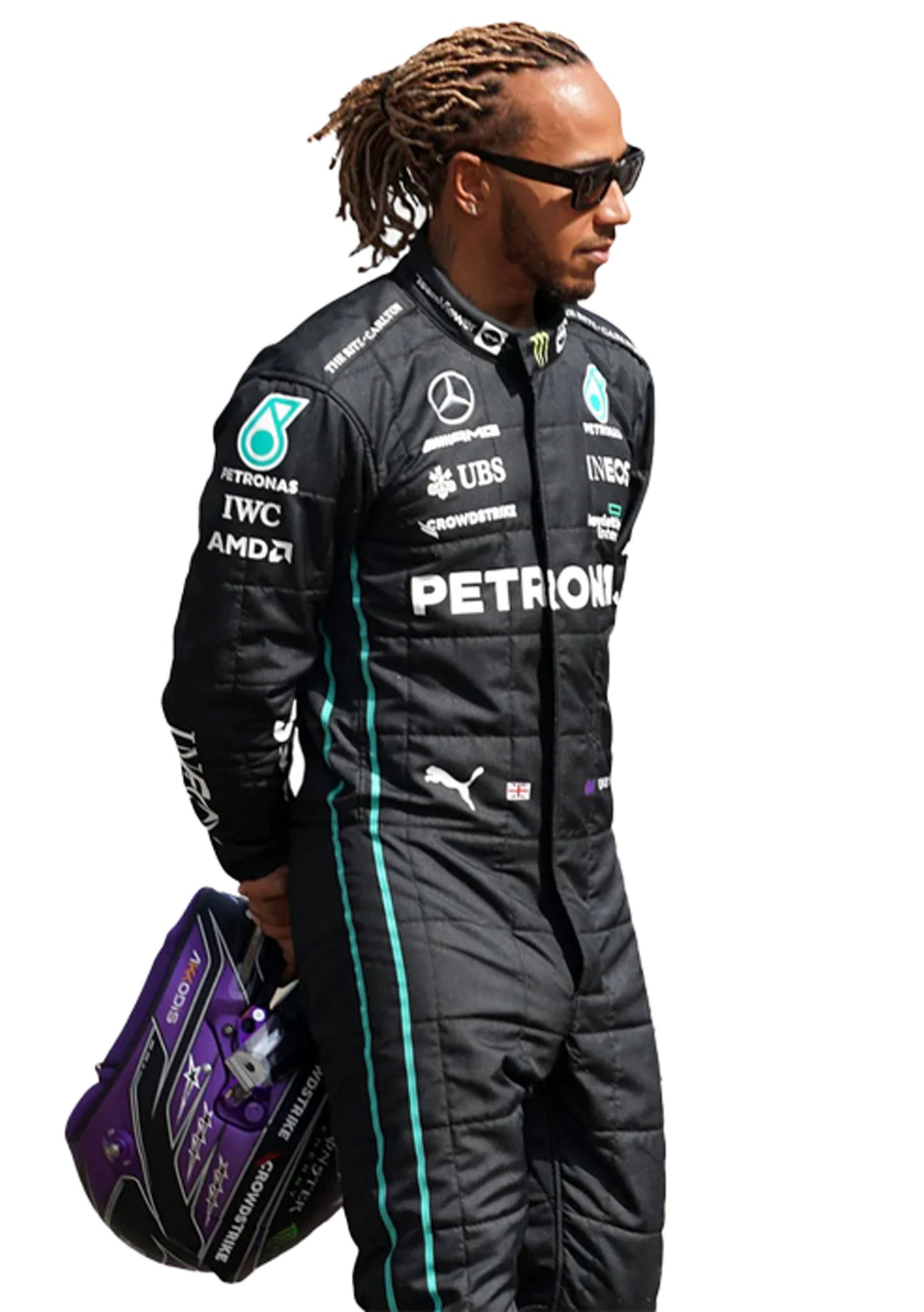 Lewis Hamilton Petronas 2022 Mercedes F1 Race Suit Go Kart Racing Suit