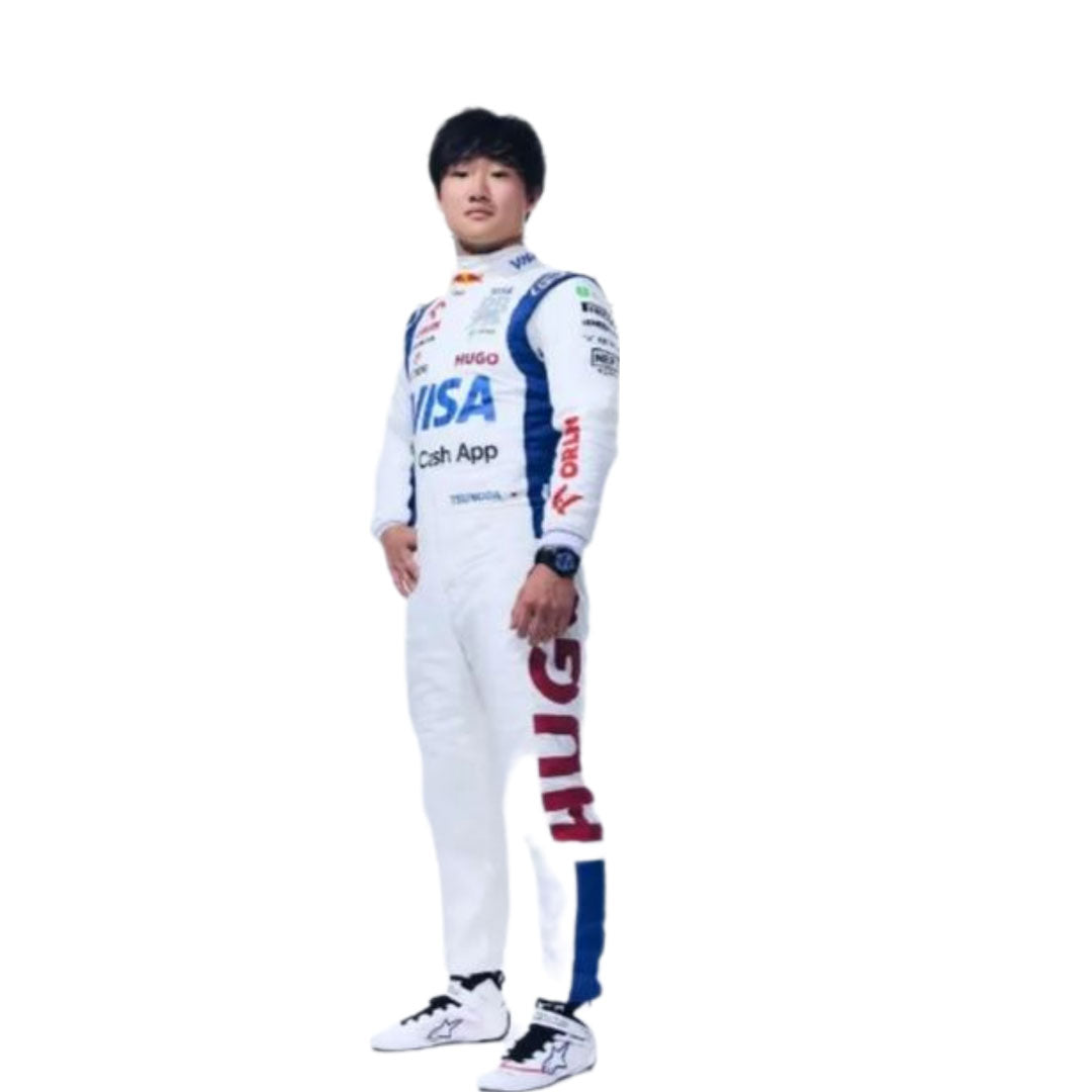 New Model 2024 Yuki Tsunoda Visa Cash App RB F1 Race Suit