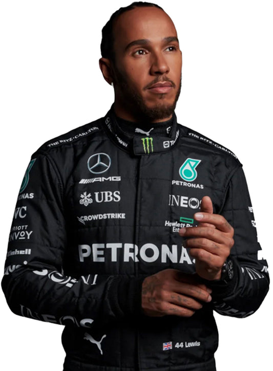 Lewis Hamilton Petronas 2023 Mercedes F1 Race Suit Go Kart Racing Suit