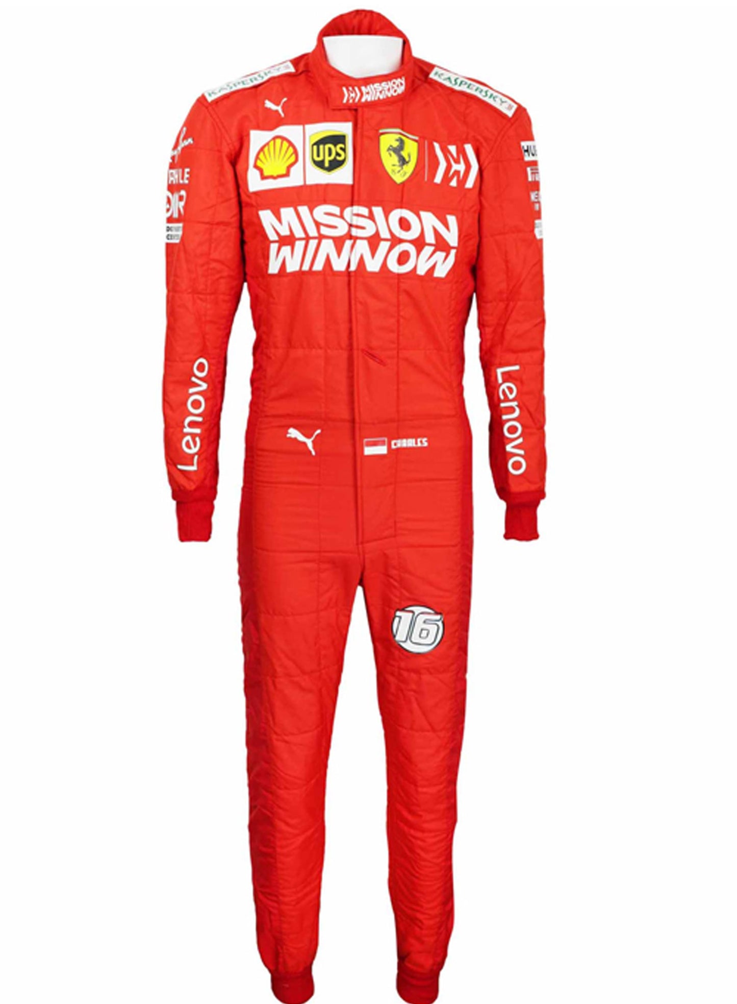 Charles Leclrec 2019 Ferrari F1 Race Suit Go Kart Racing Suit