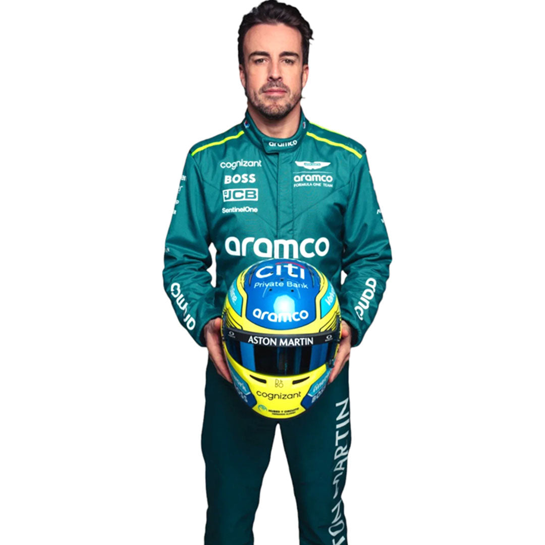 New Model 2024 Fernando Alonso Aston Martin F1 Race Suit Go Kart Racing Suit