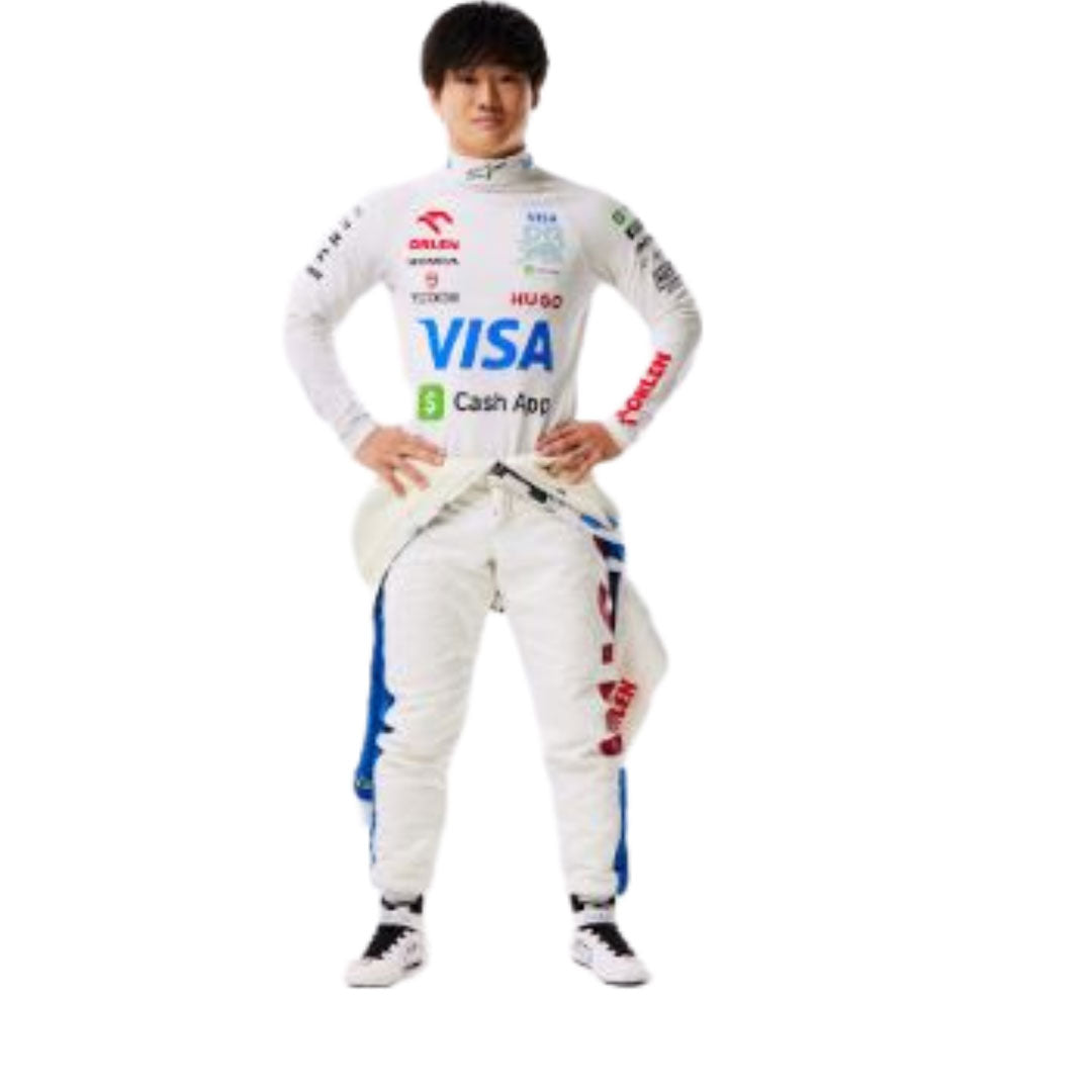 New Model 2024 Yuki Tsunoda Visa Cash App RB F1 Race Suit