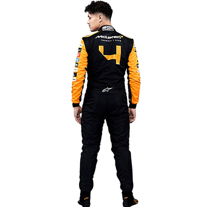 2024 New Model Lando Norris Mclaren F1 Race Suit Go Kart Racing Suit