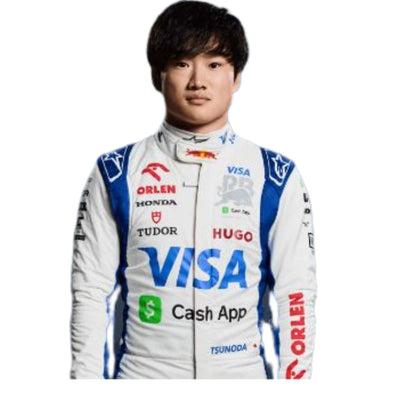 New Model 2024 Yuki Tsunoda Visa Cash App RB F1 Race Suit