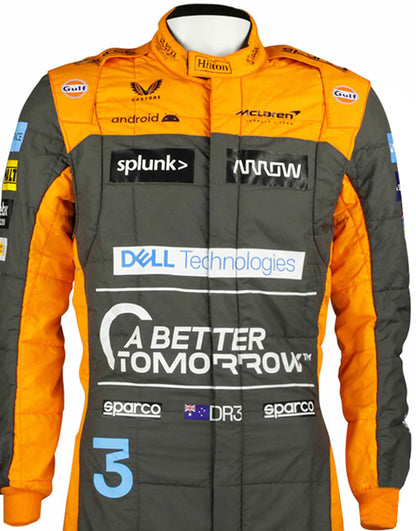 Daniel Ricciardo 2022 Mclaren F1 Race Suit Go Kart Racing Suit