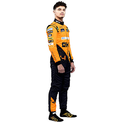 2024 New Model Lando Norris Mclaren F1 Race Suit Go Kart Racing Suit