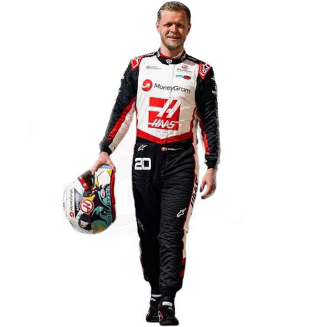 2024 new Model Kevin Magnussen 2023 F1 Race Suit Go Kart Racing Suit