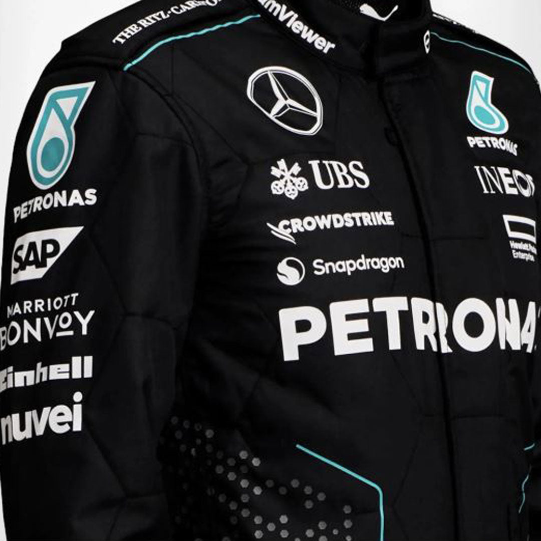 2024 New Model Lewis Hamilton Petronas Mercedes F1 Race Suit Go Kart Racing Suit