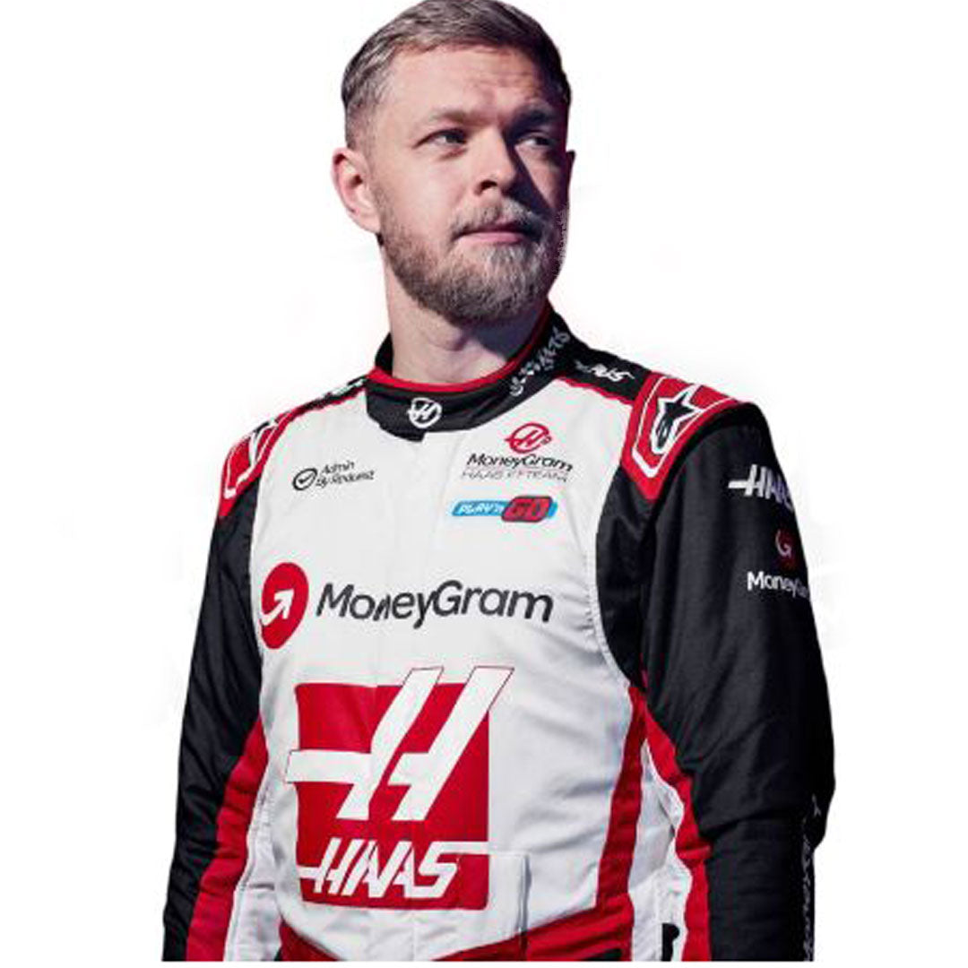 2024 new Model Kevin Magnussen 2023 F1 Race Suit Go Kart Racing Suit