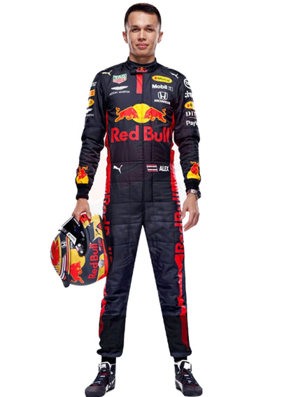 Alexander Albon Red Bull Honda 2020 F1 Race Suit Cik FIA Approved Go Kart Racing Suit