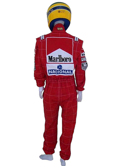 Ayrton Senna 1991 Mclaren F1 Race Suit Go Kart Racing Suit